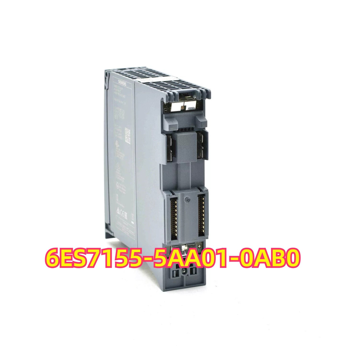 Siemens SIMATIC S7-1500 ET 200MP Interface Module 6ES7155-5AA01-0AB0 for industrial automation, grey plastic housing