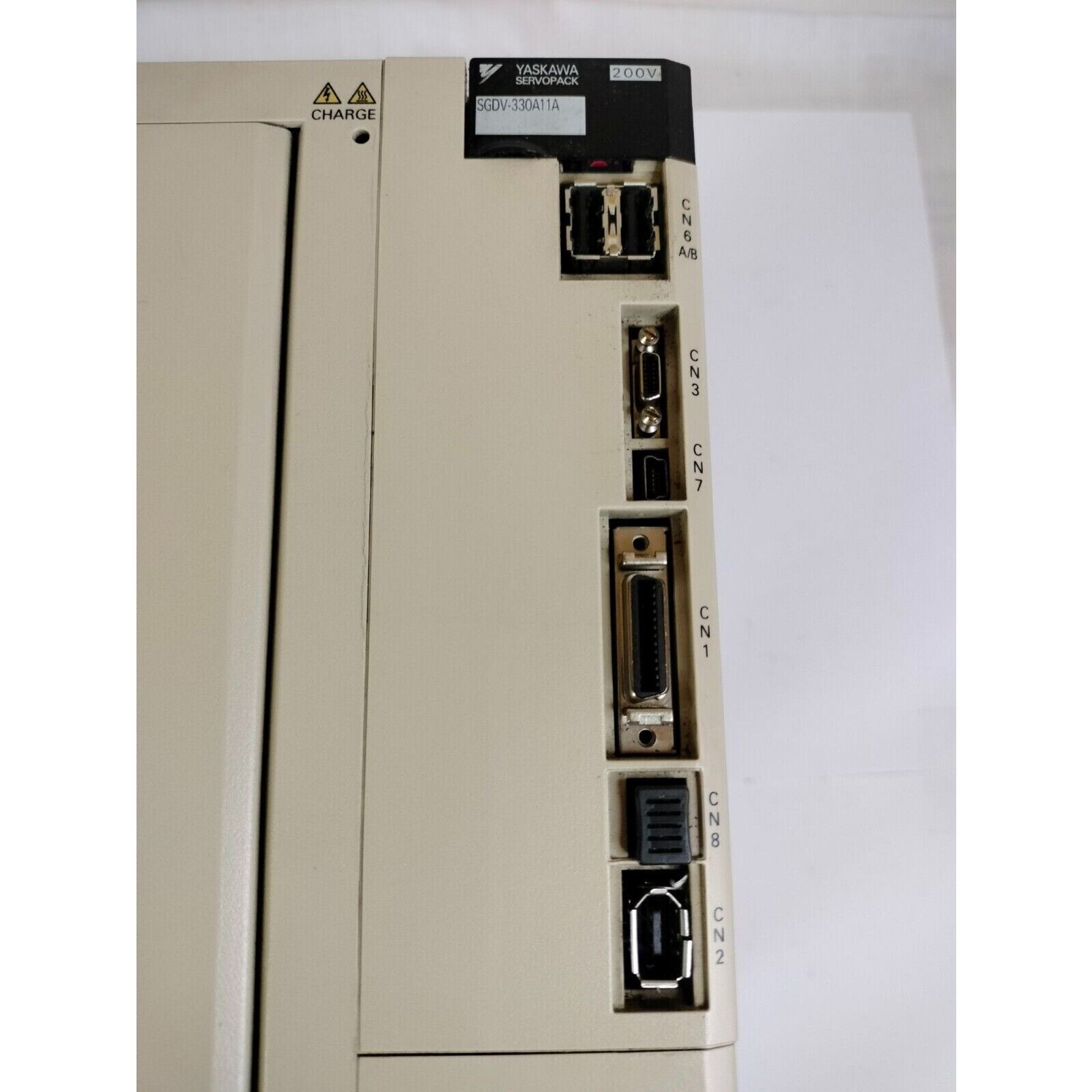YASKAWA SGDV-330A11A Servopack Servo Drive with connectors and labels