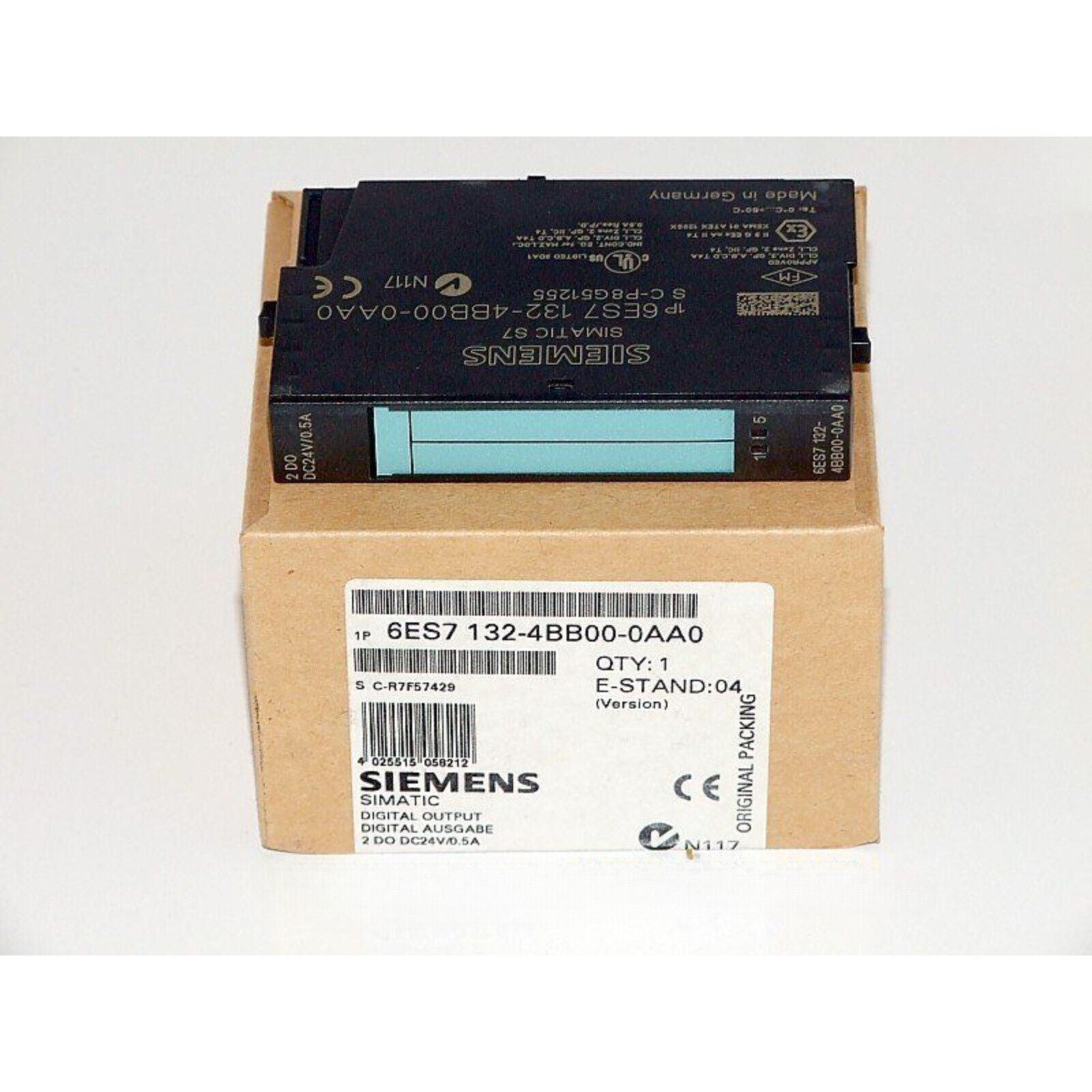Siemens SIMATIC S7 Module 6ES7 132-4BB00-0AA0. Digital Output, Industrial Automation Part.
