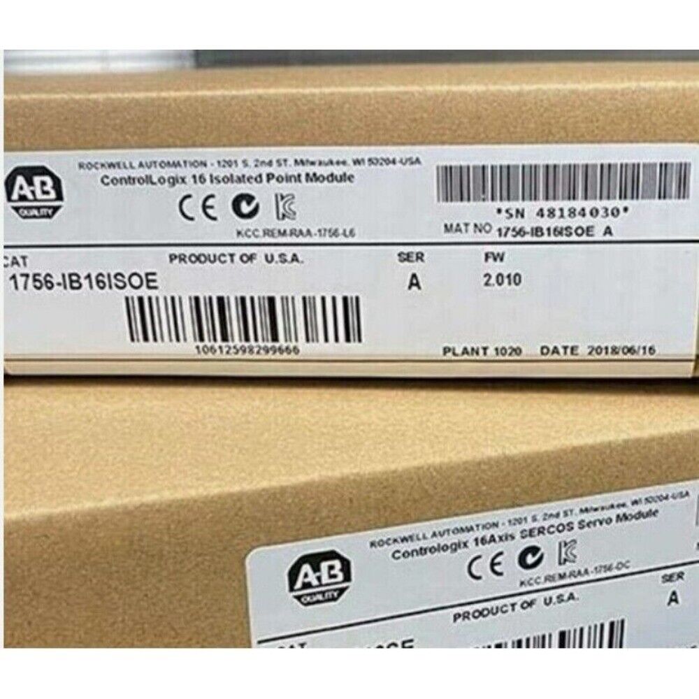 Allen-Bradley 1756-IB16ISOE ControlLogix 16 Isolated Point Module - Industrial Automation Component