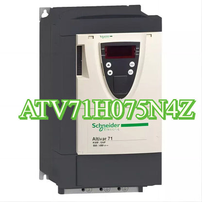 Schneider Electric ATV71H075N4Z Altivar 71 Inverter. Compact design for industrial automation applications.