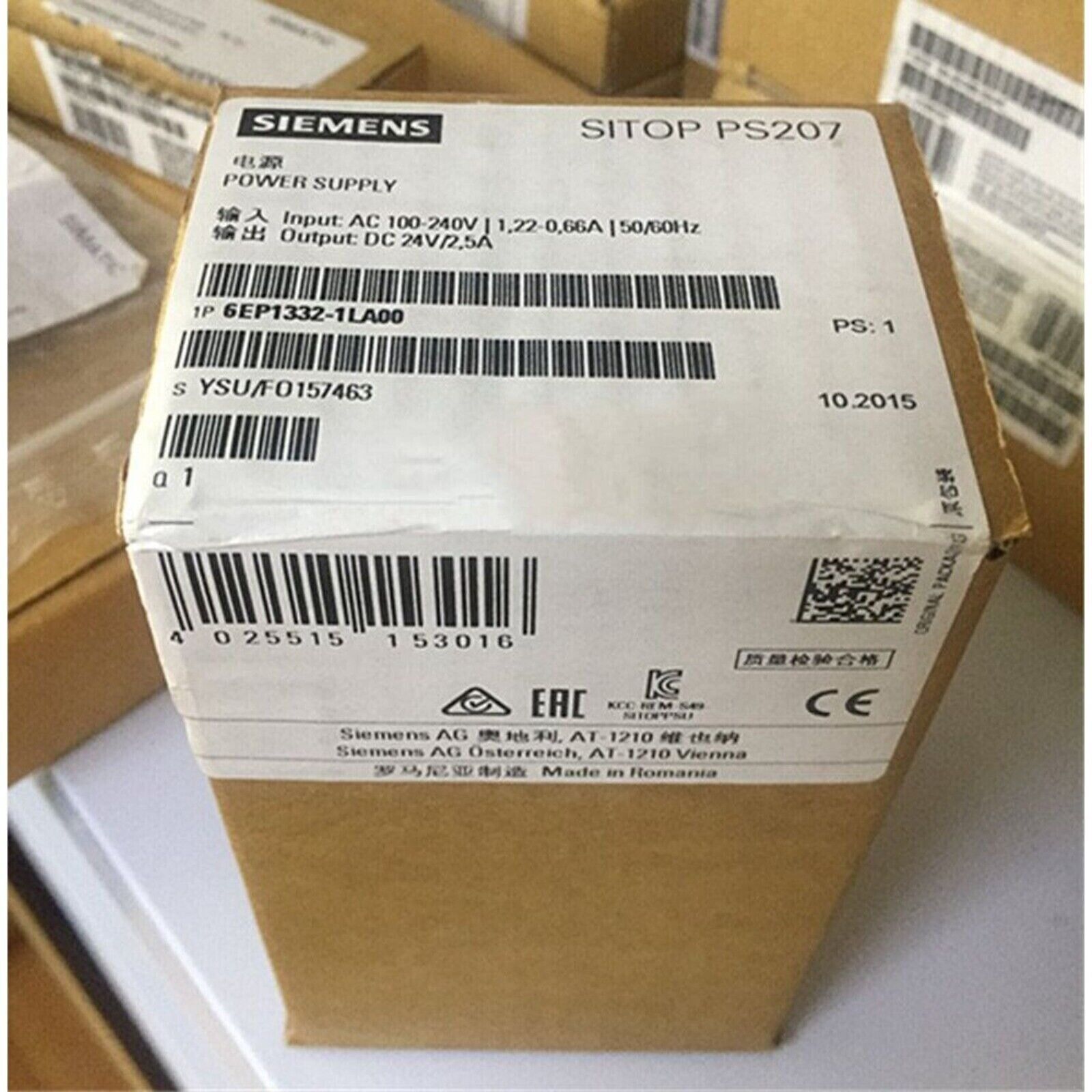 Siemens SITOP PS207 Power Supply box, product view, part number 6EP1332-1LA00, AC input 100-240V