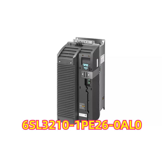 Siemens SINAMICS G120 Power Module 6SL3210-1PE26-0AL0, industrial automation part, gray and black.