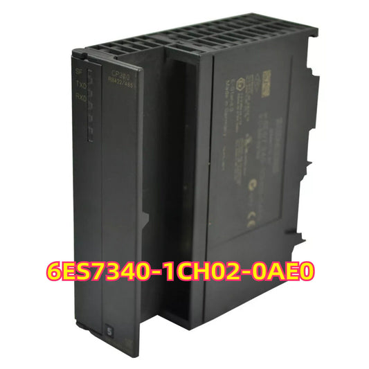 Siemens SIMATIC S7-300 CP 340 PLC Module, 6ES7 340-1CH02-0AE0, industrial automation part.