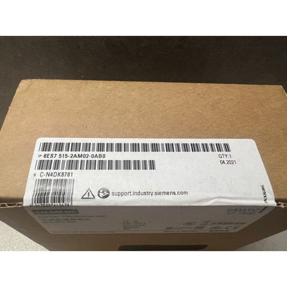 Siemens SIMATIC S7-1500 CPU 1515-2 PN packaging box, model 6ES7515-2AM02-0AB0, with label.