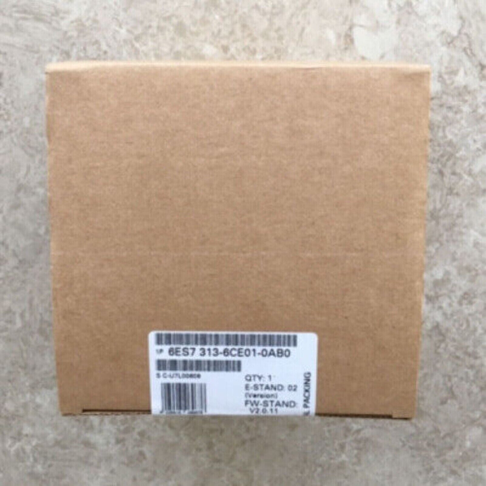 SIMATIC S7-300 6ES7313-6CE01-0AB0 PLC CPU in original packaging, Siemens automation part.