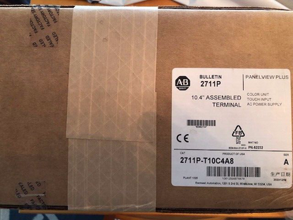 Allen-Bradley 2711P-T10C4A8 Ser A Panelview Plus, 10.4" SEALED NEW IN BOX