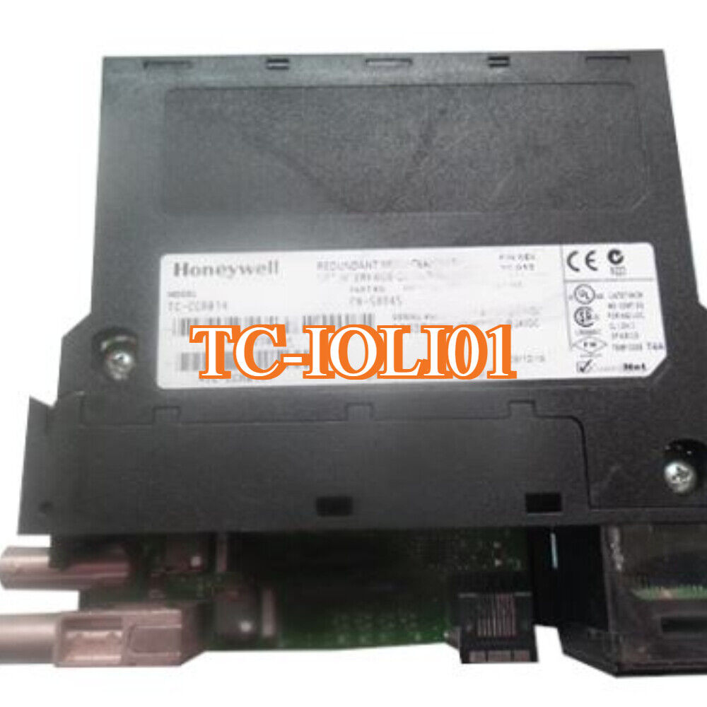 Honeywell TC-IOLI01 I/O LIM Module, black electronic component with label.