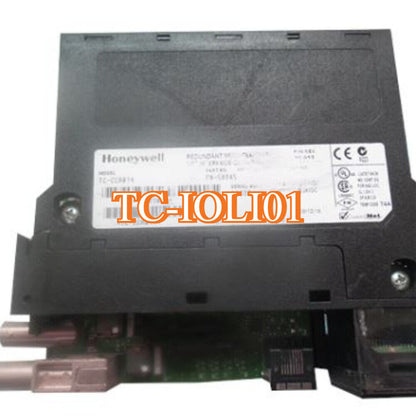 Honeywell TC-IOLI01 I/O LIM Module, black electronic component with label.