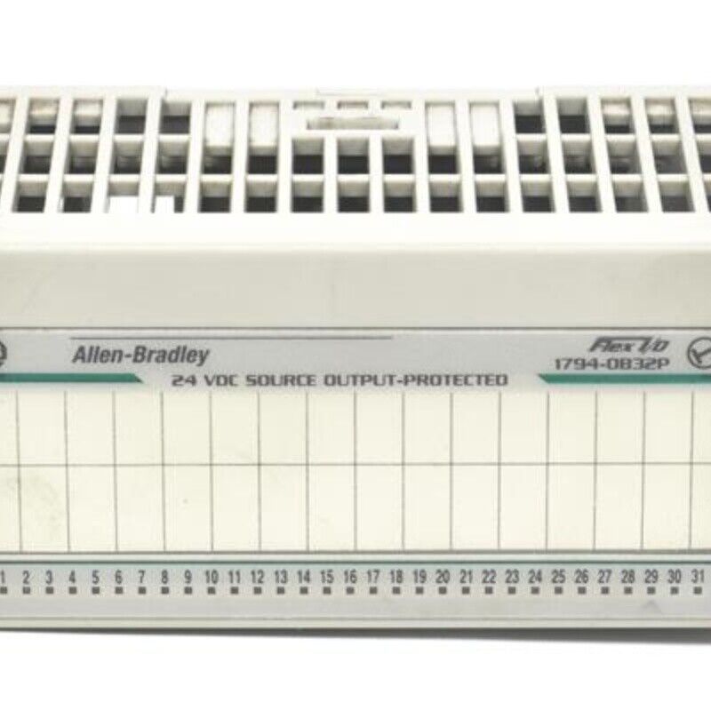 Allen-Bradley 1794-OB32P FLEX I/O Digital Output Module. 24V DC source output with 32 points.
