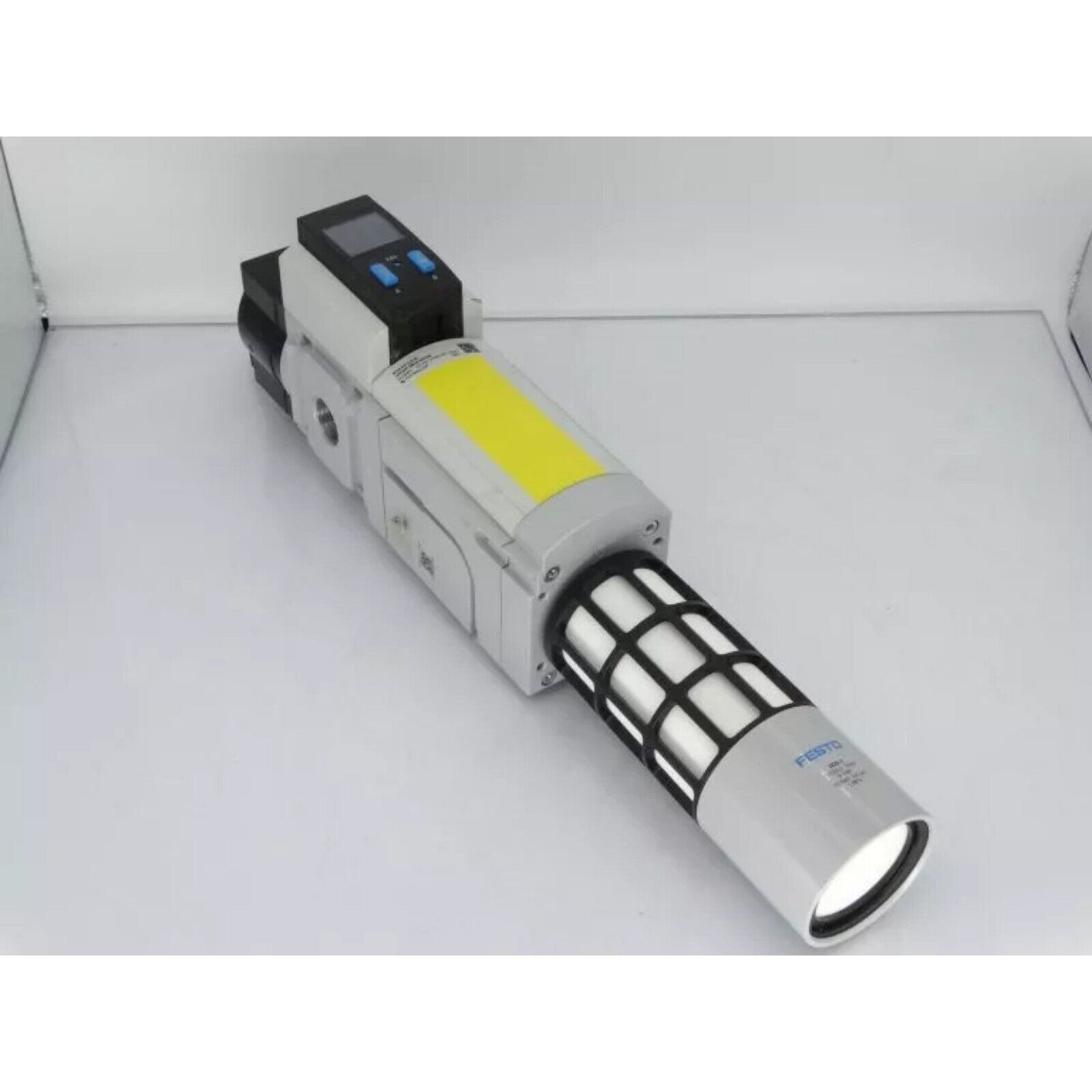 FESTO MS6-SV-1/2-D-10V24P-2M12-SO-AG Quick Exhaust Valve, industrial automation component, pneumatic part, Festo brand.