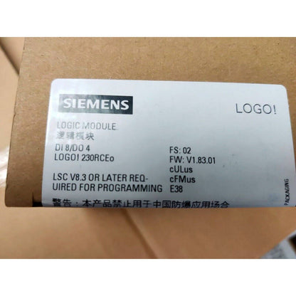 PLC | Siemens | 6ED1052-2FB08-0BA1 6ED1 052-2FB08-0BA1 LOGO 230RCEo logic module