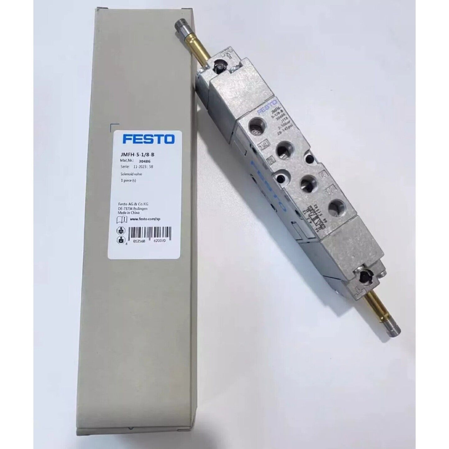 Festo JMFH-5-1/8-B Industrial Solenoid Valve, Model 30486, automation part