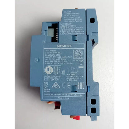 Siemens LOGO! DM8 230R expansion module, 6ED1055-1FB00-0BA2, industrial automation part, panel mount, PROFINET support.