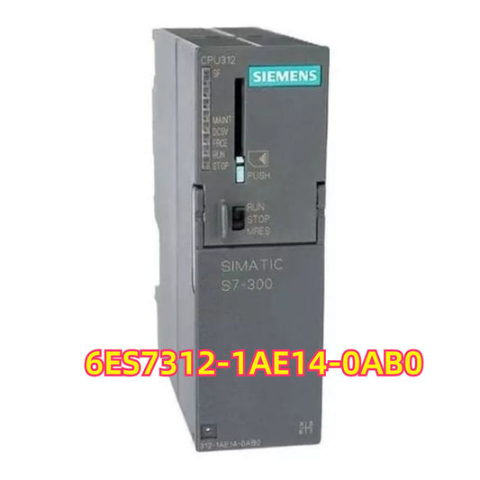 Siemens SIMATIC S7-300 CPU 312, 6ES7312-1AE14-0AB0, industrial automation PLC module