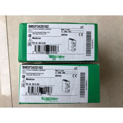 Schneider BMXP3420102 PLC Module, industrial automation equipment, new.