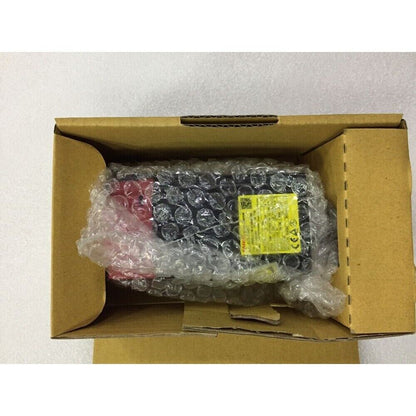 FANUC A06B-0116-B103#0100 Servo Motor in box, protected in bubble wrap, with product label.