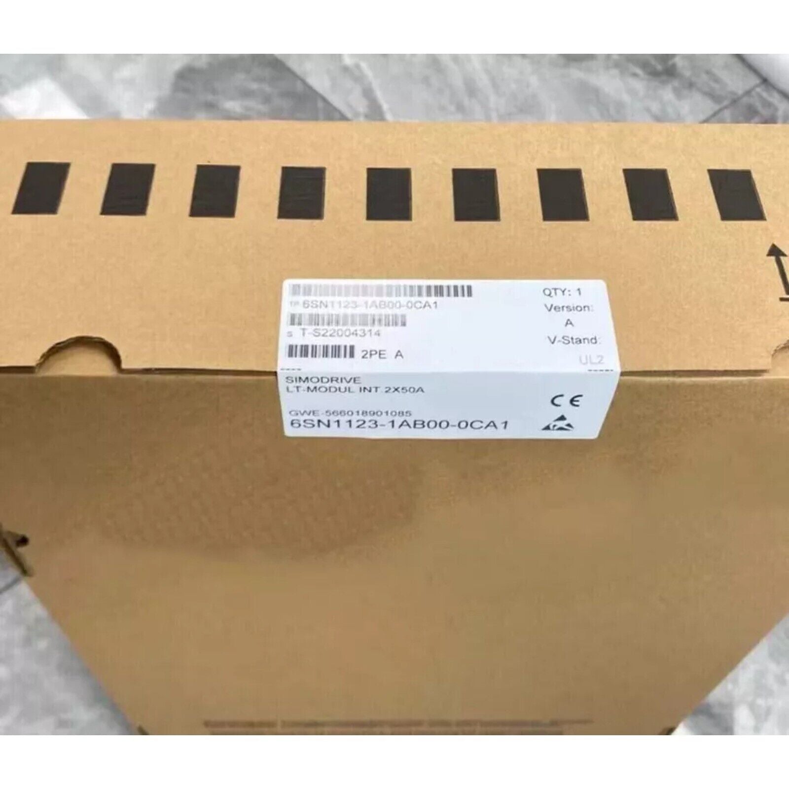 Siemens SIMODRIVE 611 Power Module 6SN1123-1AB00-0CA1, boxed industrial automation component