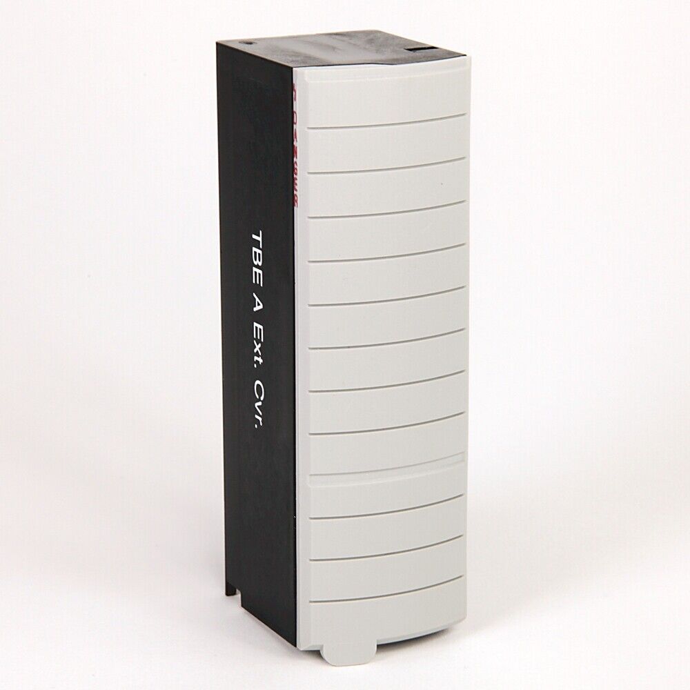 Allen-Bradley 1756-TBE/A ControlLogix RTB with spring-clamp connections, side view, with text 'TBE A Ext. Cvr.'