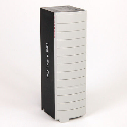 Allen-Bradley 1756-TBE/A ControlLogix RTB with spring-clamp connections, side view, with text 'TBE A Ext. Cvr.'