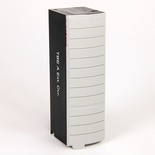 Allen-Bradley 1756-TBE/A ControlLogix RTB with spring-clamp connections, side view, with text 'TBE A Ext. Cvr.'