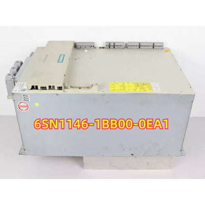 Siemens 6SN1146-1BB00-0EA1 PLC. Industrial automation module with visible product code.