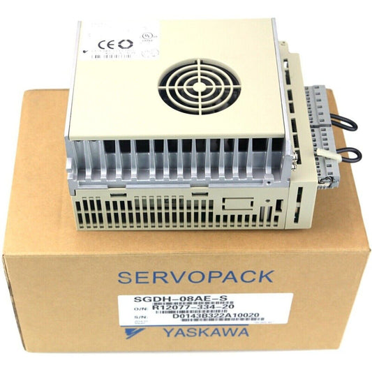 New YASKAWA SGDH-08AE-S Servo Driver In Box, beige and silver color