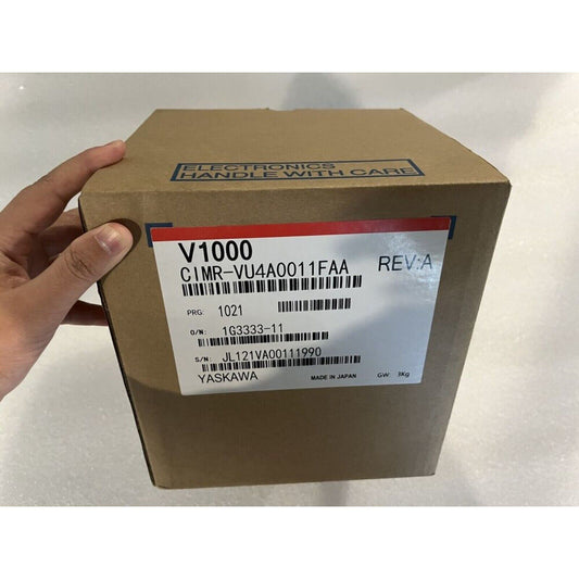 YASKAWA V1000 Inverter CIMR-VU4A0011FAA in box. Industrial automation part, expedited shipping.