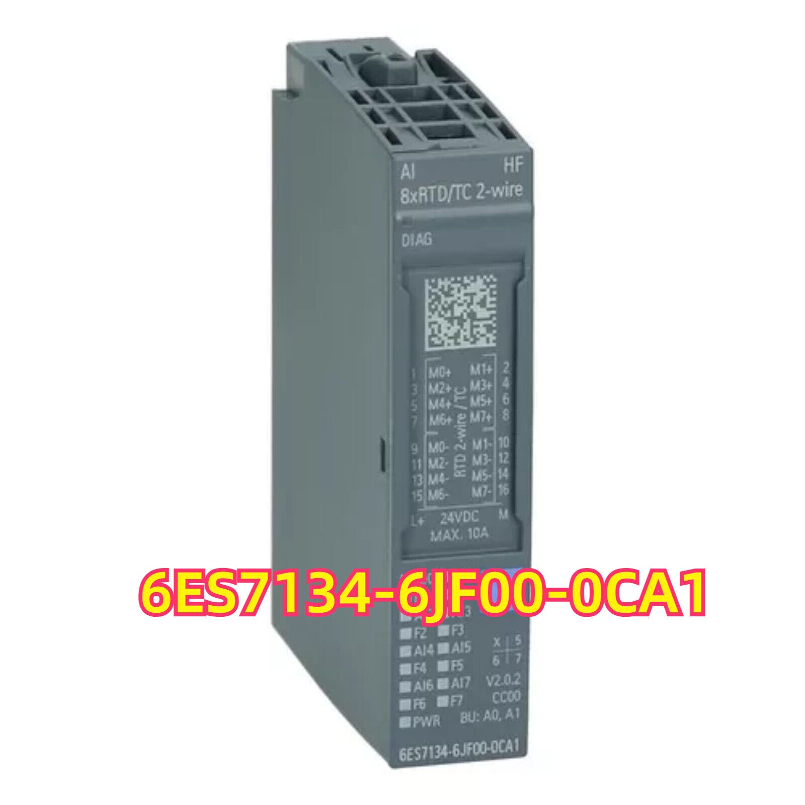 Siemens SIMATIC ET 200SP 6ES7134-6JF00-0CA1 Analog Input Module, AI 8xRTD/TC 2-wire, for industrial automation