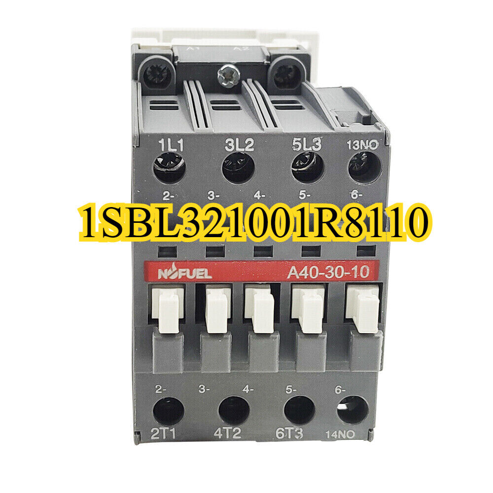 ABB A40-30-10 Contactor, AC 40A, 1SBL321001R8110, PLC module replacement part, industrial automation component