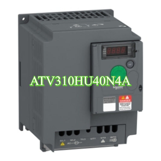 Schneider ATV310HU40N4A Inverter, gray industrial device with display and control panel