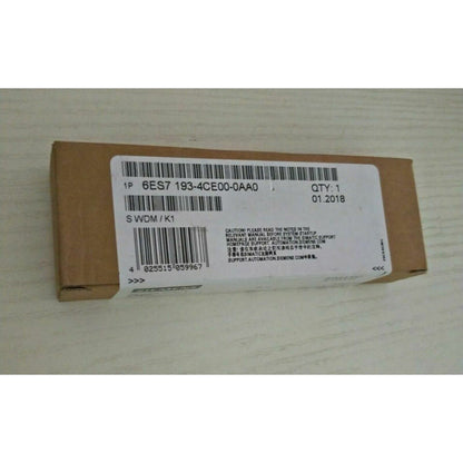 Siemens SIMATIC S7-1500 6ES7 193-4CE00-0AA0 communication processor box with label, QTY: 1. Industrial automation parts