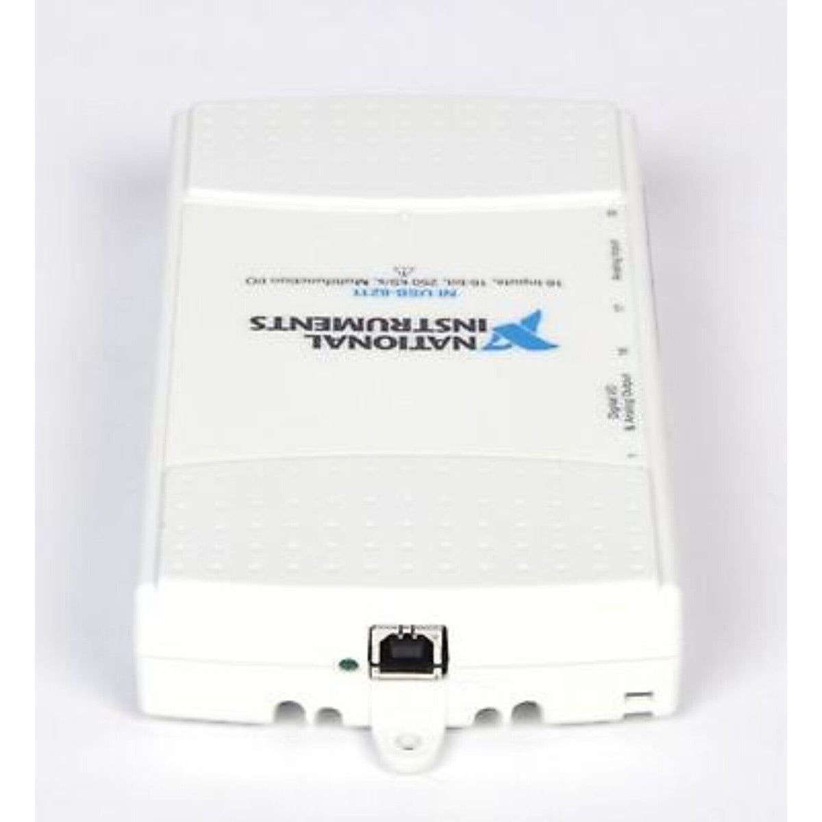 National Instruments USB-6211 Multifunction I/O Device, white enclosure with USB port, for data acquisition.