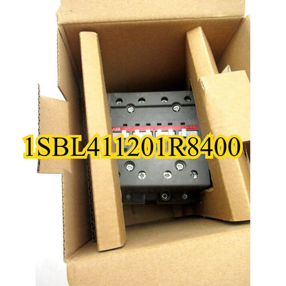 ABB Contactor 1SBL411201R8400 in cardboard box. Industrial automation part.