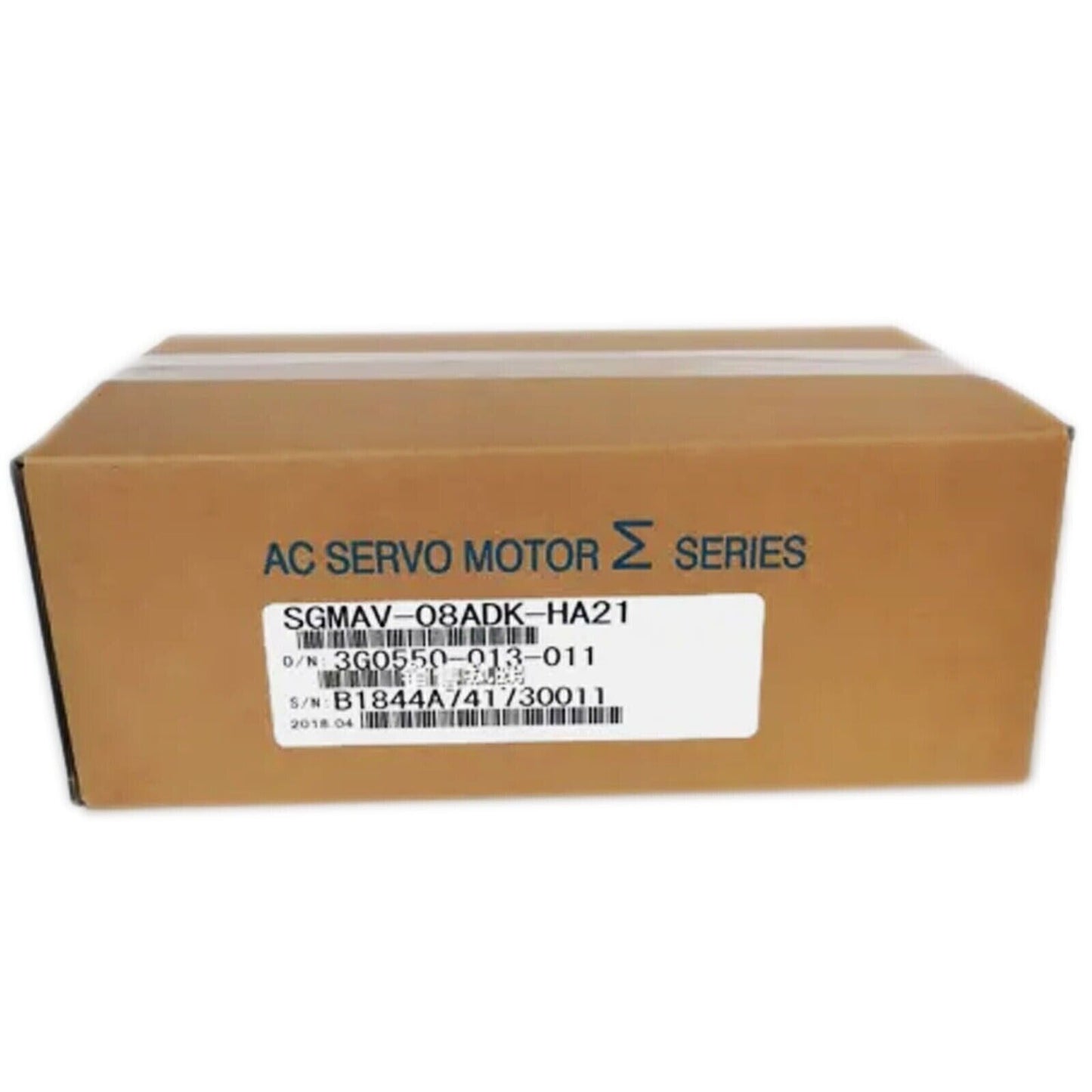 Yaskawa SGMAV-08ADK-HA21 Servo Motor Box, Expedited Shipping, AC Servo Motor