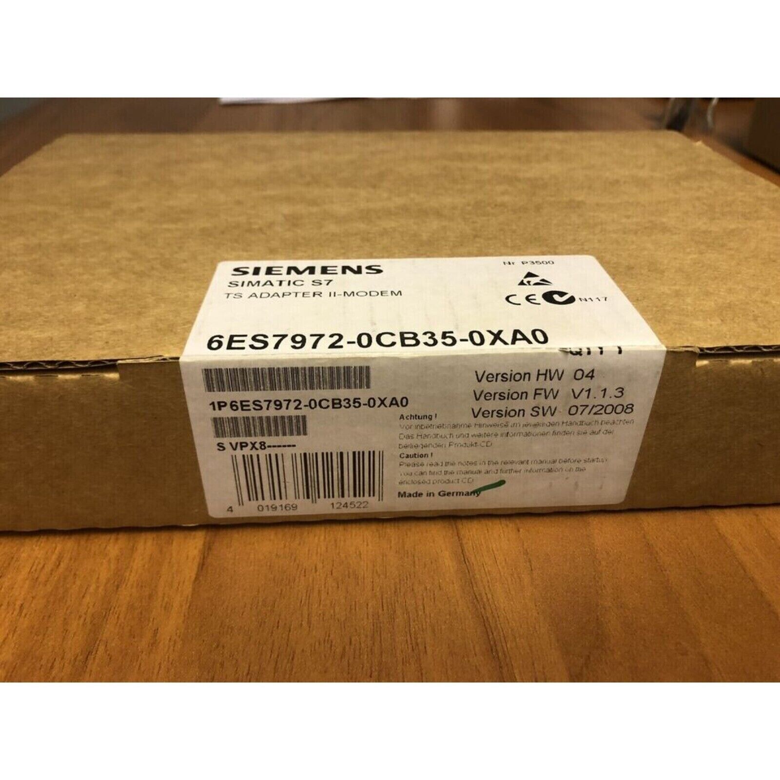 Siemens SIMATIC S7 TS Adapter II-MODEM 6ES7972-0CB35-0XA0, industrial automation part