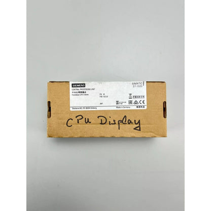 Siemens SIMATIC S7-1500 CPU Display in brown cardboard packaging, product part 6ES7591-1BA01-0AA0