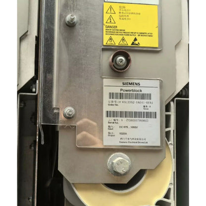 Siemens Powerblock 6SL3352-1AG41-0FA1. Industrial automation power supply unit.