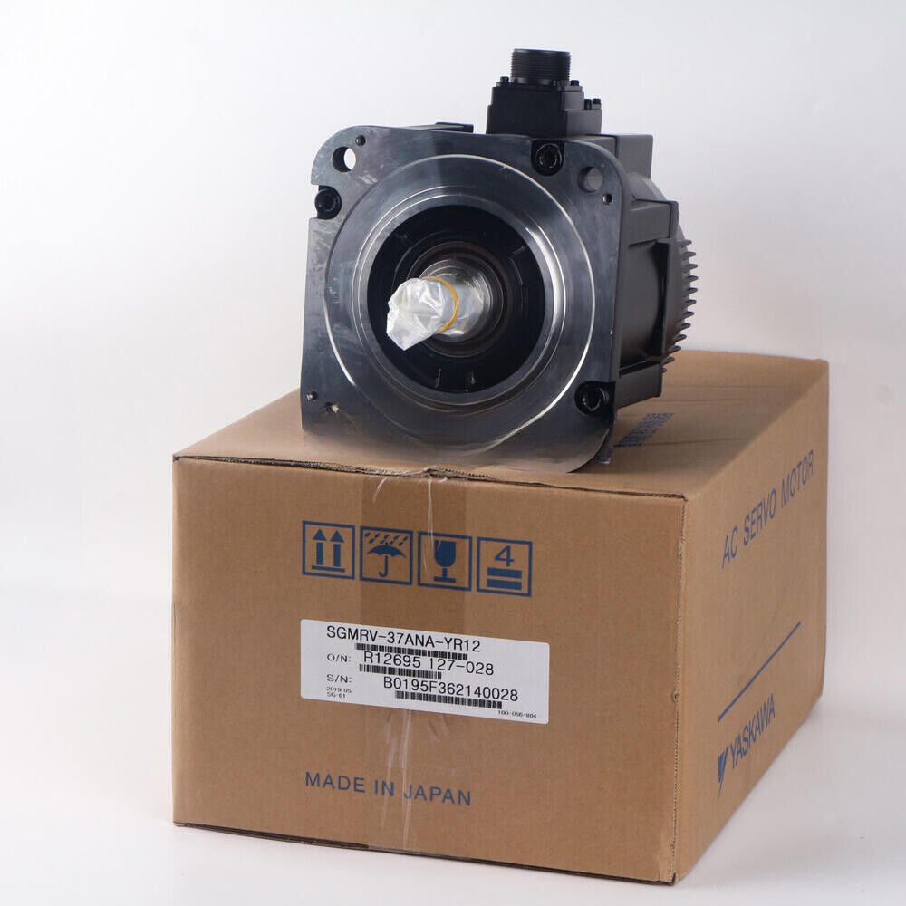 YASKAWA SGMRV-37ANA-YR12 Servo Motor 3.7KW on Box, Made in Japan, Industrial Automation Part