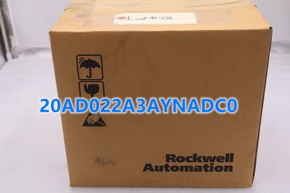 Allen-Bradley 20AD022A3AYNADC0 PowerFlex 70 AC Drive box, Rockwell Automation product in industrial automation.