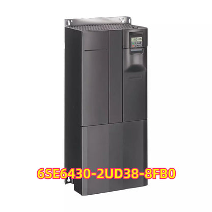 Siemens MICROMASTER 430 frequency converter with 6SE6430-2UD38-8FB0 model number, industrial automation equipment