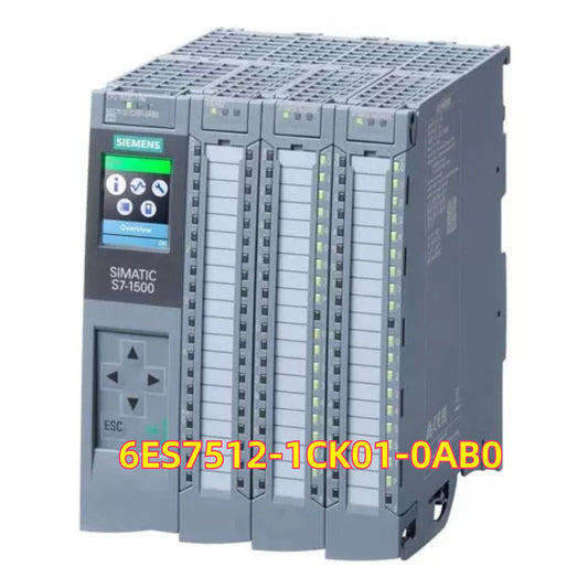 Siemens SIMATIC S7-1500 Compact CPU 1512C-1 PN, PLC Module with Screen