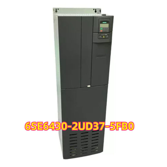 Siemens MICROMASTER 430 drive, industrial automation equipment, 6SE6430-2UD37-5FB0 model, dark gray casing