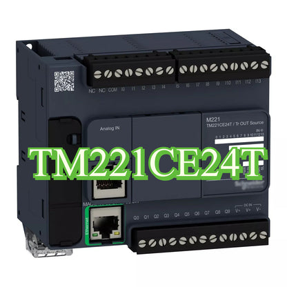 Schneider TM221CE24T PLC Controller - I/O Module with Ethernet port for industrial automation