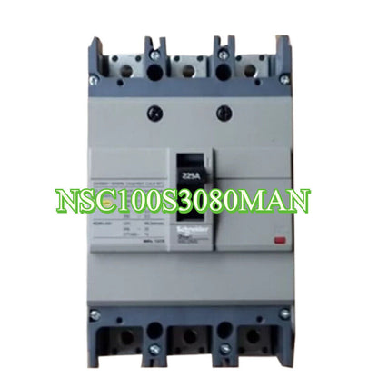 Schneider NSC100S3080MAN circuit breaker, 225A. New industrial automation part.