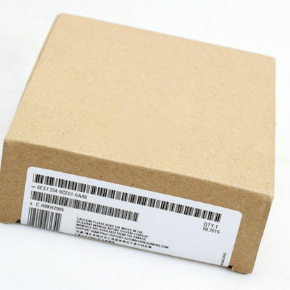Siemens SIMATIC S7-300 6ES7334-0CE01-0AA0 Analog Module Box, industrial automation part, with label