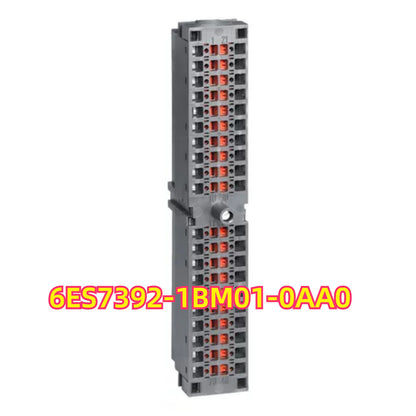 Siemens S7-300 front connector 6ES7392-1BM01-0AA0, PLC module, grey housing, industrial automation part.