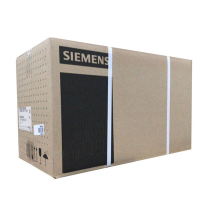 Siemens industrial automation product packaging box with white strapping