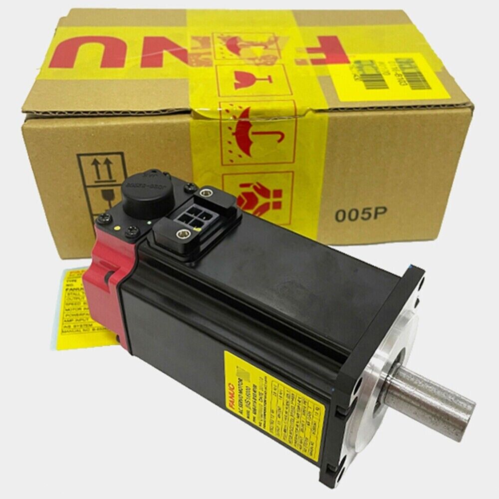 FANUC A06B-0116-B103#0100 Servo Motor in box, new sealed condition, industrial automation part.