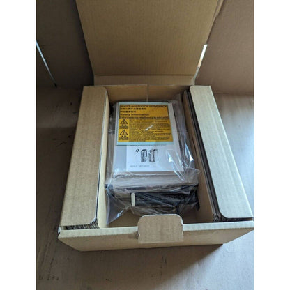 YASKAWA SGD7S AC Servo Drive in cardboard box with safety information sheet.